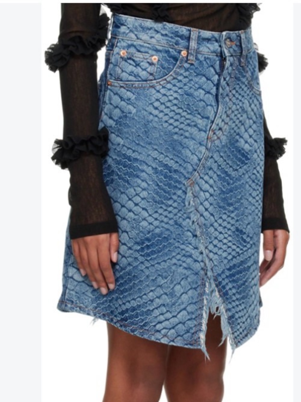 MM6 Maison Margiela Y2K Denim Skirt Amazing
